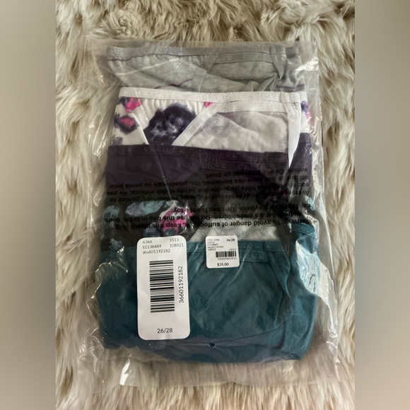 Cacique Assorted Bikini Pack with Teal and Floral Designs - Picture 2 of 2